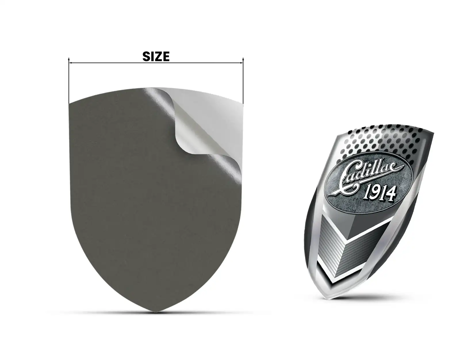 Cadillac Sticker Silicone Design Premium Style Drift SUV